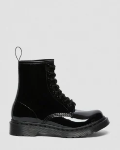 Dr. Martens 1460 Mono Lakleren Enkellaarzen^WOMENS Veterlaarzen|Enkellaarzen