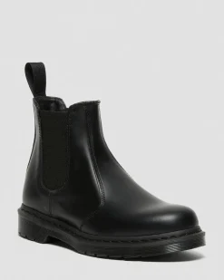 Dr. Martens 2976 Mono Smooth Leren Chelsea Boots^UNISEX Winter Stijlen|Enkellaarzen