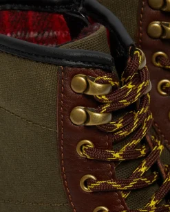 Dr. Martens 1460 Panel Canvas & Leren Laarzen voor Kinderen^UNISEX Sale Voor Kinderen|Laarzen