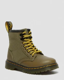Dr. Martens 1460 Panel Leren Veterlaarzen voor Peuters^UNISEX Sale Voor Kinderen