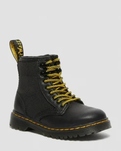 Dr. Martens 1460 Panel Leren Veterlaarzen voor Peuters^UNISEX Sale Voor Kinderen