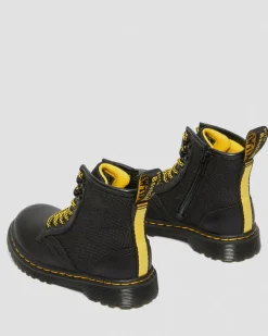 Dr. Martens 1460 Panel Leren Veterlaarzen voor Peuters^UNISEX Sale Voor Kinderen