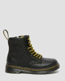 Dr. Martens 1460 Panel Leren Veterlaarzen voor Peuters^UNISEX Sale Voor Kinderen
