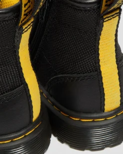 Dr. Martens 1460 Panel Leren Veterlaarzen voor Peuters^UNISEX Sale Voor Kinderen