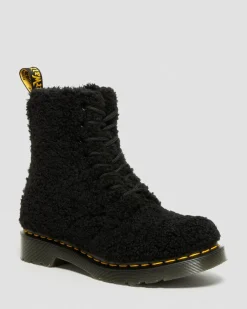 Dr. Martens 1460 Pascal Faux Shearling Laarzen^WOMENS Dames Sale|Veterlaarzen