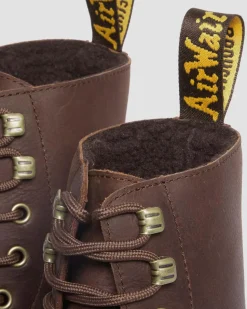 Dr. Martens 1460 Pascal Fleece Gevoerde Leren Laarzen^UNISEX Nieuw Binnen|Enkellaarzen