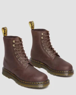 Dr. Martens 1460 Pascal Fleece Gevoerde Leren Laarzen^UNISEX Nieuw Binnen|Enkellaarzen