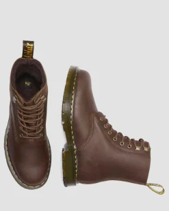 Dr. Martens 1460 Pascal Fleece Gevoerde Leren Laarzen^UNISEX Nieuw Binnen|Enkellaarzen