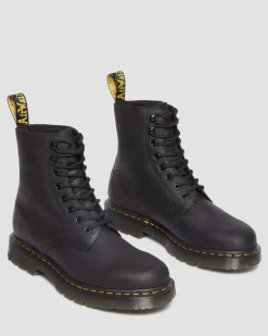 Dr. Martens 1460 Pascal Fleece Gevoerde Leren Laarzen^UNISEX Nieuw Binnen|Enkellaarzen