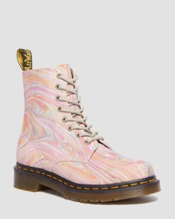 Dr. Martens 1460 Pascal Marmer Suède Veterlaarzen^WOMENS Suède|Dames Sale