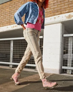 Dr. Martens 1460 Pascal Marmer Suède Veterlaarzen^WOMENS Suède|Dames Sale