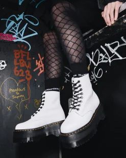 Dr. Martens 1460 Pascal Max Leren Platformlaarzen^UNISEX Dames Sale|Veterlaarzen