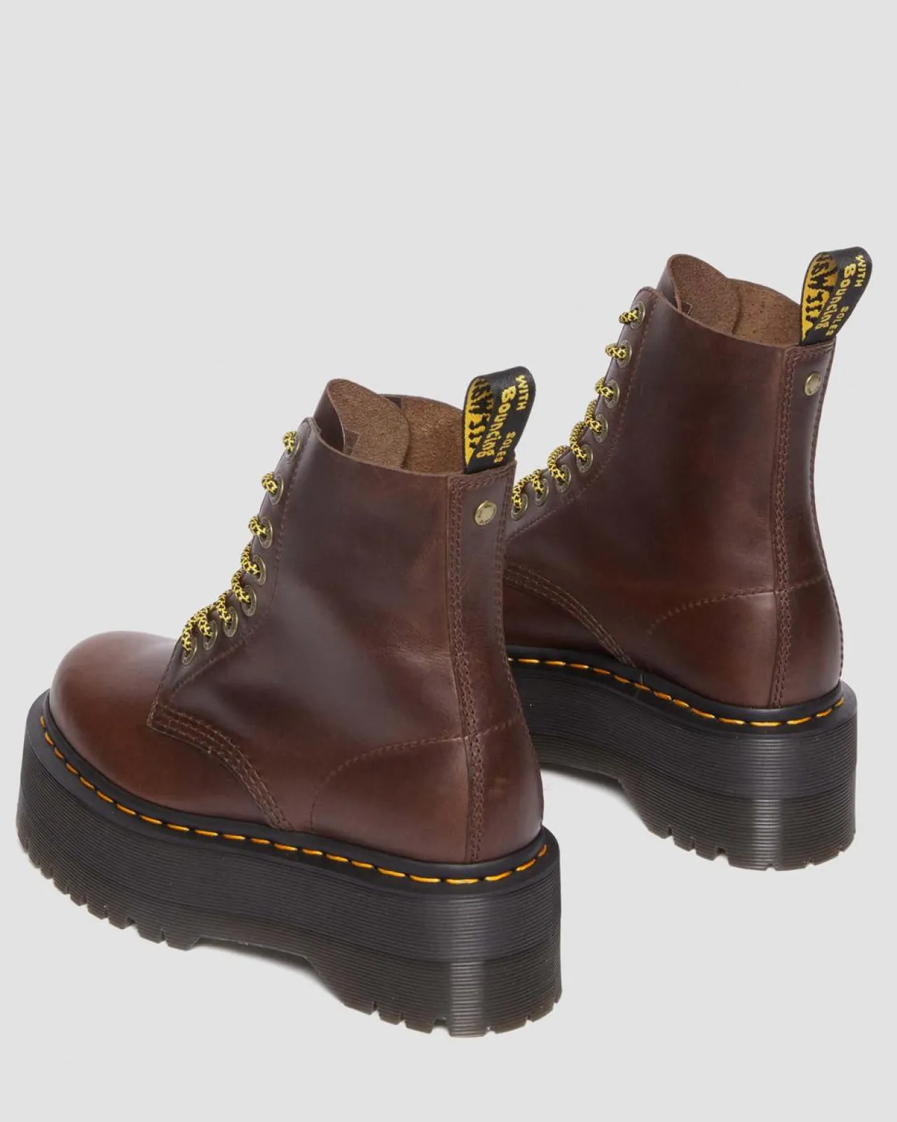 Dr. Martens 1460 Pascal Max Leren Platform Laarzen^WOMENS Originals|Veterlaarzen