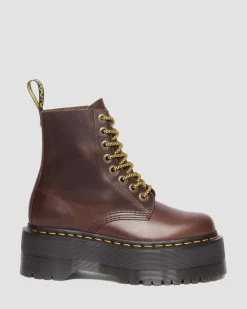 Dr. Martens 1460 Pascal Max Leren Platform Laarzen^WOMENS Originals|Veterlaarzen