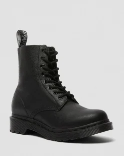 Dr. Martens 1460 Pascal Mono Veterlaarzen^WOMENS Enkellaarzen|Zachte Leren Laarzen