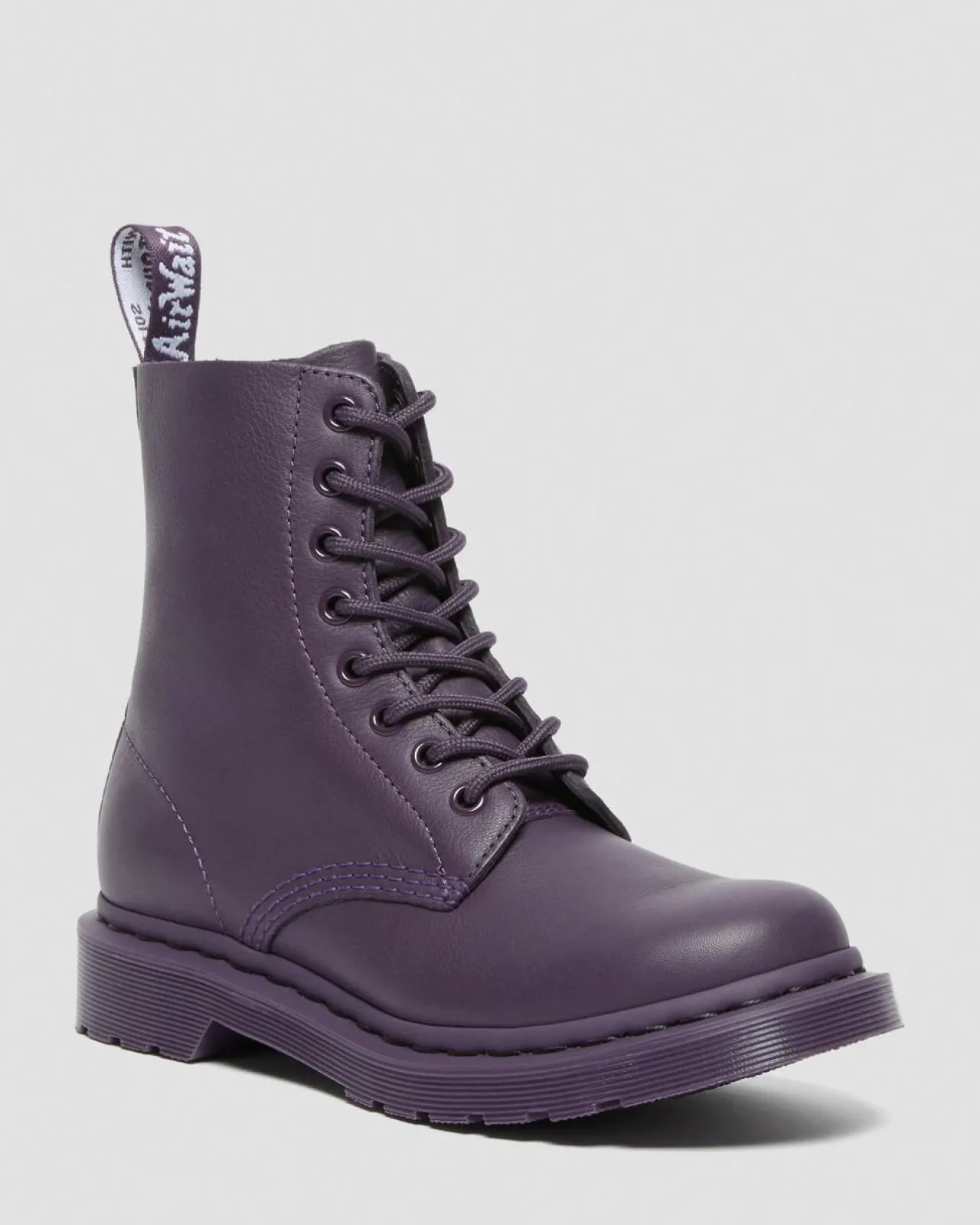 Dr. Martens 1460 Pascal Mono Veterlaarzen^WOMENS Veterlaarzen|Zachte Leren Laarzen