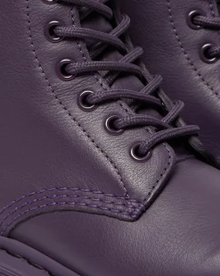 Dr. Martens 1460 Pascal Mono Veterlaarzen^WOMENS Veterlaarzen|Zachte Leren Laarzen