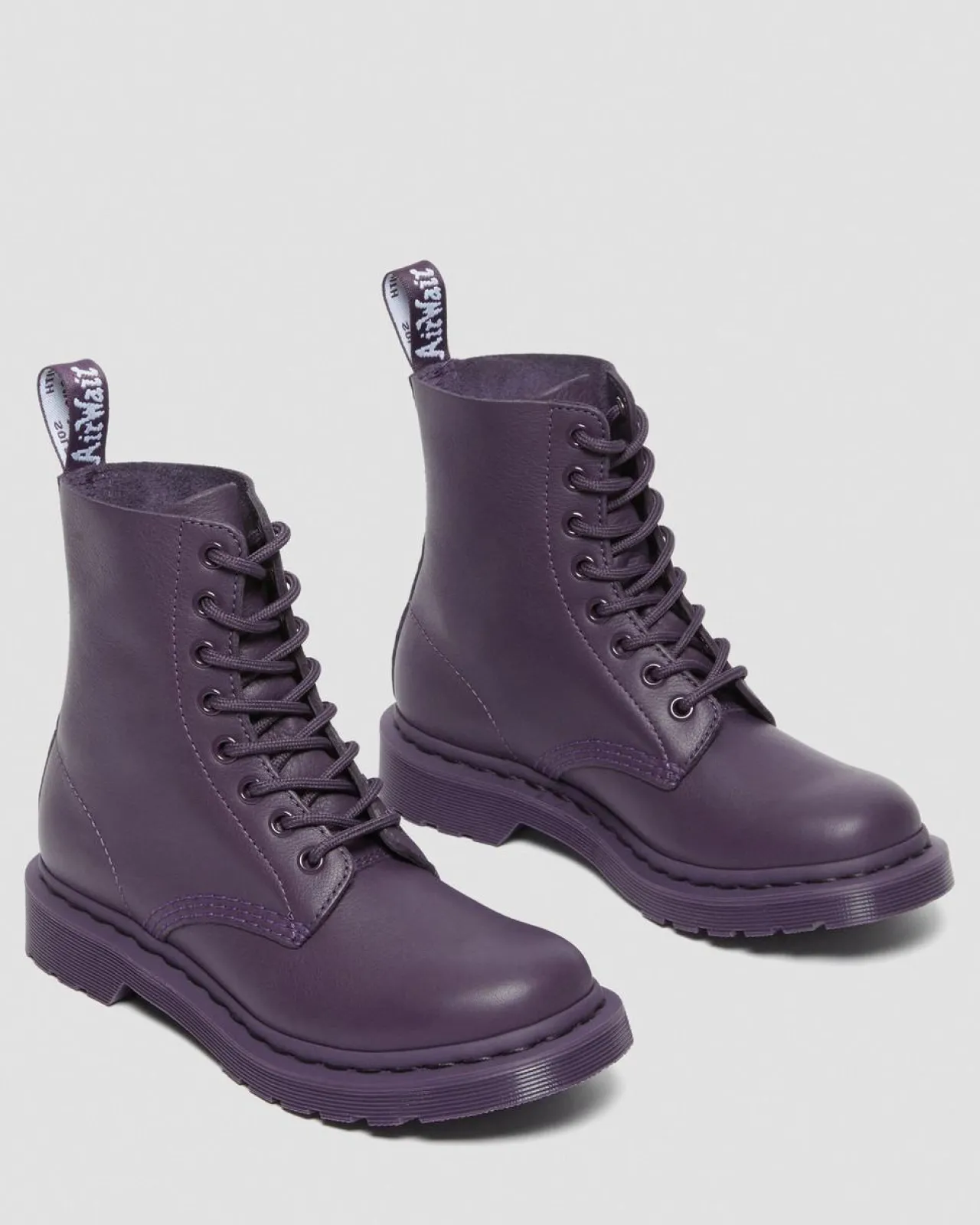 Dr. Martens 1460 Pascal Mono Veterlaarzen^WOMENS Veterlaarzen|Zachte Leren Laarzen
