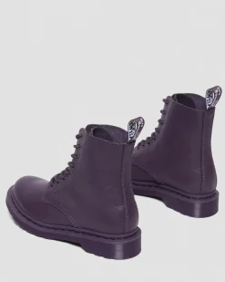 Dr. Martens 1460 Pascal Mono Veterlaarzen^WOMENS Veterlaarzen|Zachte Leren Laarzen
