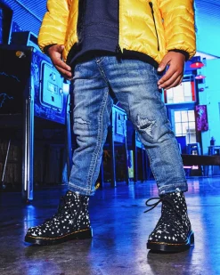 Dr. Martens 1460 Pascal Star Suède Veterlaarzen voor Peuters^ Sale Voor Kinderen