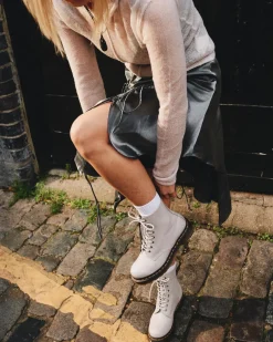 Dr. Martens 1460 Pascal Virginia Leren Veterlaarzen^WOMENS Veterlaarzen|Enkellaarzen
