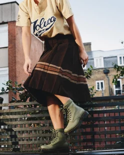 Dr. Martens 1460 Pascal Virginia Leren Veterlaarzen^WOMENS Veterlaarzen|Enkellaarzen