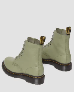 Dr. Martens 1460 Pascal Virginia Leren Veterlaarzen^WOMENS Veterlaarzen|Enkellaarzen