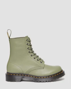 Dr. Martens 1460 Pascal Virginia Leren Veterlaarzen^WOMENS Veterlaarzen|Enkellaarzen