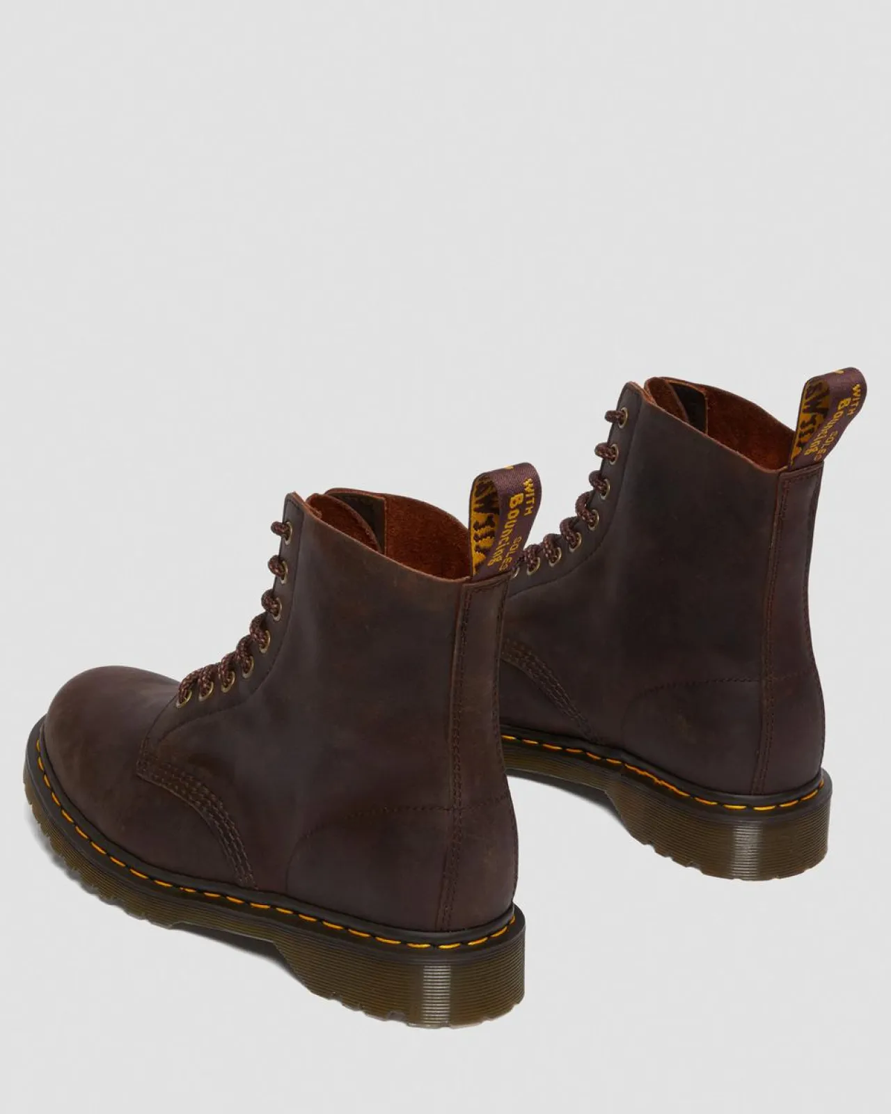 Dr. Martens 1460 Pascal Waxed Volnerf Leren Veterlaarzen^MENS Nieuw Binnen|Enkellaarzen