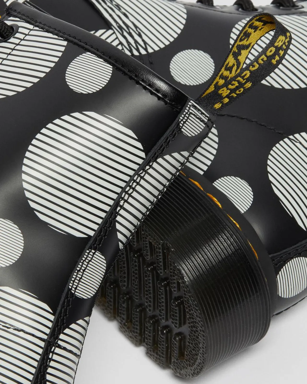 Dr. Martens 1460 Polka Dot Smooth Leren Laarzen^WOMENS Veterlaarzen