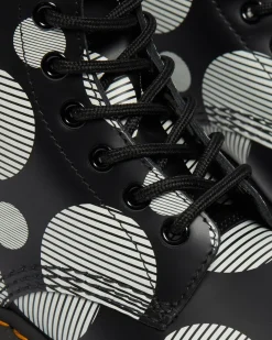 Dr. Martens 1460 Polka Dot Smooth Leren Laarzen^WOMENS Veterlaarzen