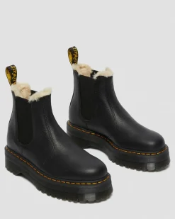 Dr. Martens 2976 Quad Gevoerde Platform Chelsea Boots^WOMENS Winter Stijlen|Laarzen
