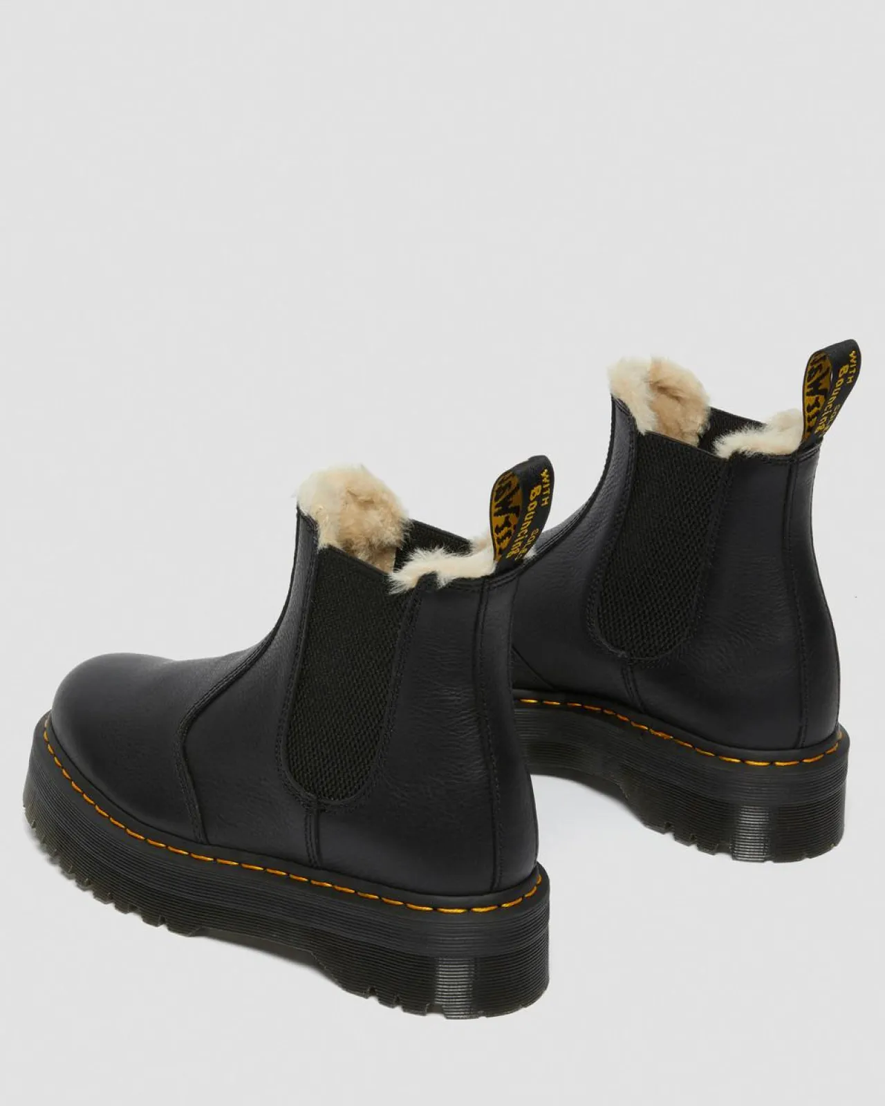 Dr. Martens 2976 Quad Gevoerde Platform Chelsea Boots^WOMENS Winter Stijlen|Laarzen