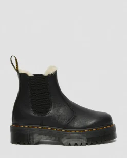 Dr. Martens 2976 Quad Gevoerde Platform Chelsea Boots^WOMENS Winter Stijlen|Laarzen