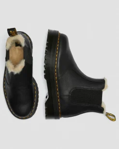 Dr. Martens 2976 Quad Gevoerde Platform Chelsea Boots^WOMENS Winter Stijlen|Laarzen