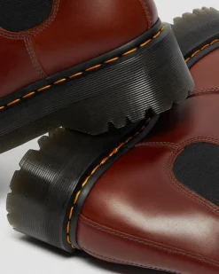 Dr. Martens 2976 Quad Imitatiebont Gevoerde Platform Laarzen^WOMENS Enkellaarzen|Platform Laarzen