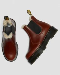 Dr. Martens 2976 Quad Imitatiebont Gevoerde Platform Laarzen^WOMENS Enkellaarzen|Platform Laarzen