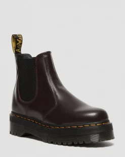 Dr. Martens 2976 Quad Smooth Leren Platform Chelsea Boots^TRENDING-STYLES-UK Platform Laarzen|Chelsea Boots