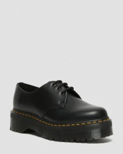 Dr. Martens 1461 Quad Smooth Leren Platform Schoenen^WOMENS Trending Stijlen|Veterschoenen