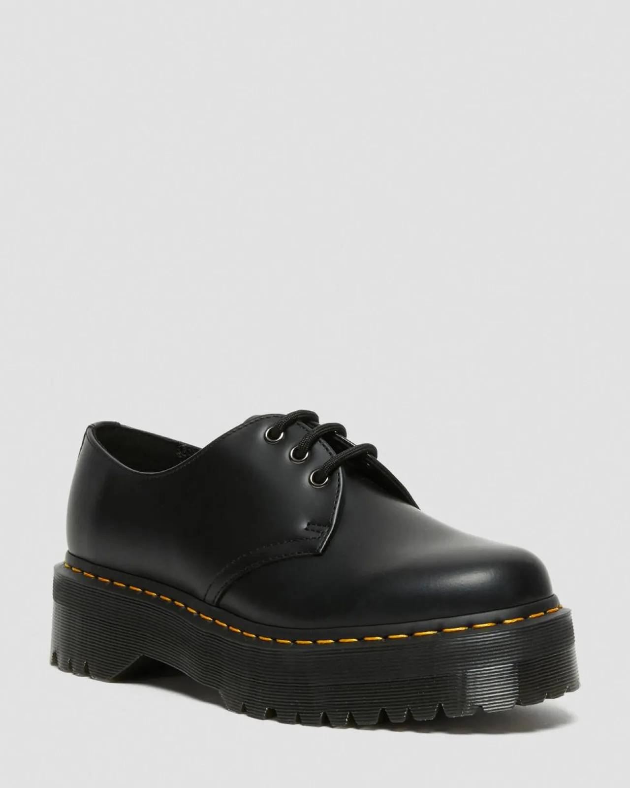Dr. Martens 1461 Quad Smooth Leren Platform Schoenen^WOMENS Trending Stijlen|Veterschoenen
