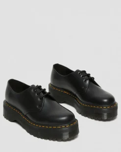 Dr. Martens 1461 Quad Smooth Leren Platform Schoenen^WOMENS Trending Stijlen|Veterschoenen