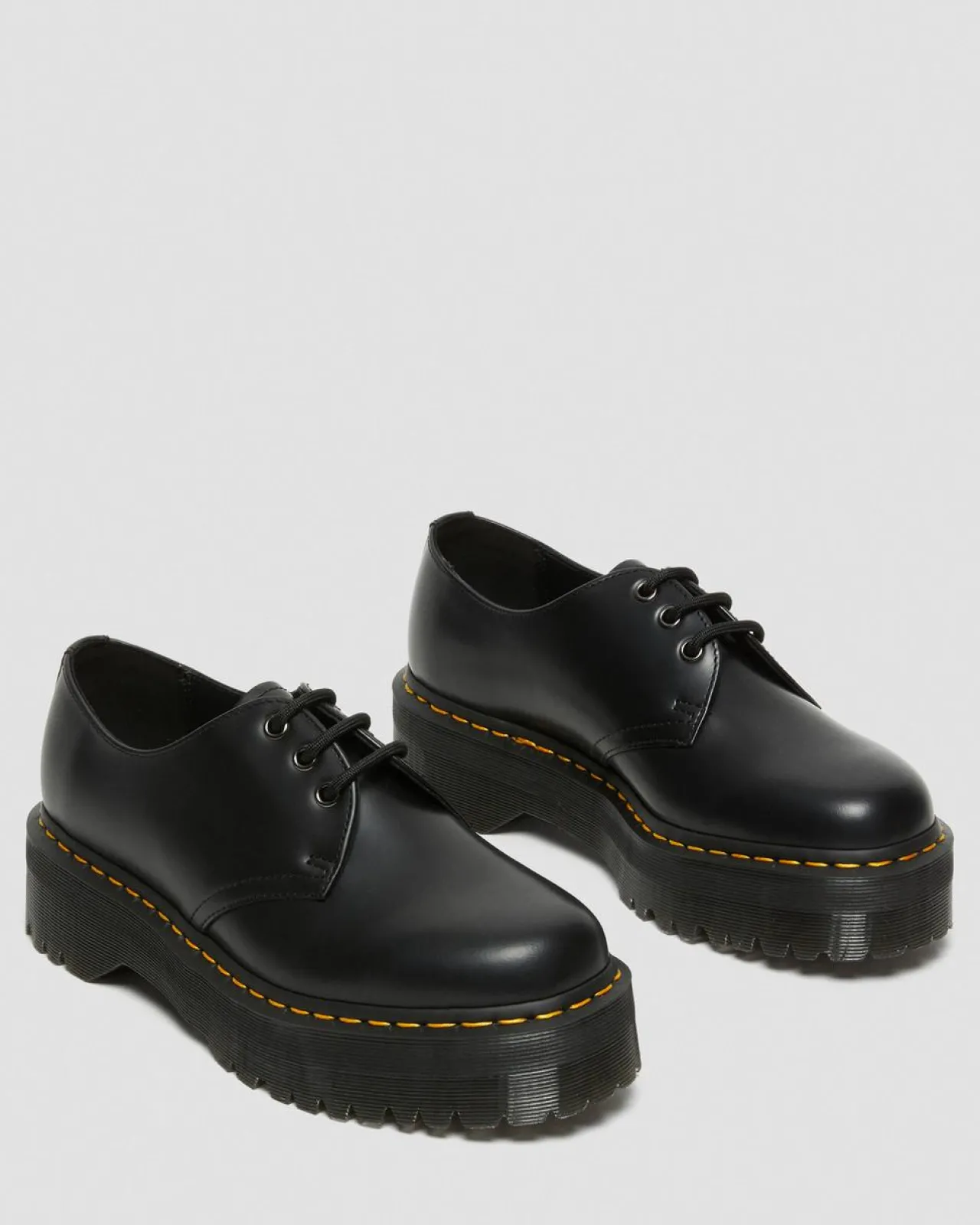 Dr. Martens 1461 Quad Smooth Leren Platform Schoenen^WOMENS Trending Stijlen|Veterschoenen