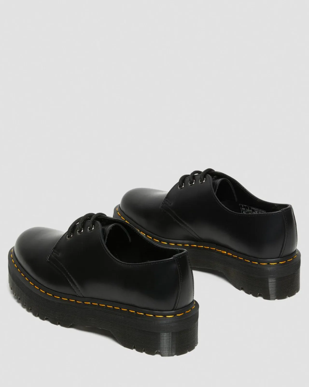 Dr. Martens 1461 Quad Smooth Leren Platform Schoenen^WOMENS Trending Stijlen|Veterschoenen