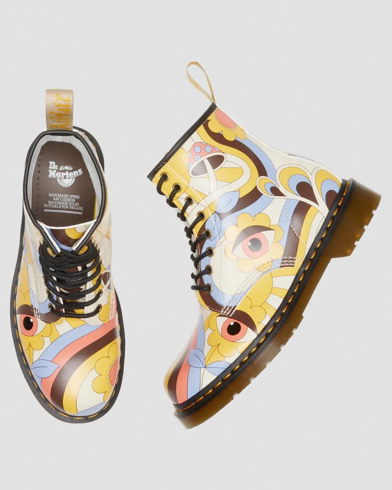 Dr. Martens 1460 Retro Kemble Vegan Veterlaarzen^UNISEX Heren Sale|Trending Stijlen