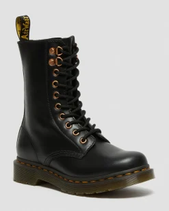 Dr. Martens 1490 Rosé Goud Hoge Leren Laarzen^GIFTS Hoge Laarzen|Laarzen