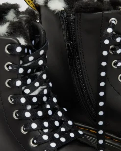 Dr. Martens 1460 Serena Imitatiebont gevoerde Leren laarzen voor Kinderen^UNISEX Sale Voor Kinderen|Laarzen