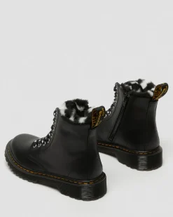 Dr. Martens 1460 Serena Imitatiebont gevoerde Leren laarzen voor Kinderen^UNISEX Sale Voor Kinderen|Laarzen
