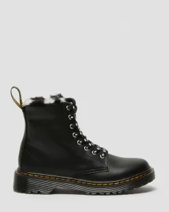 Dr. Martens 1460 Serena Imitatiebont gevoerde Leren laarzen voor Kinderen^UNISEX Sale Voor Kinderen|Laarzen