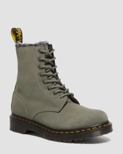 Dr. Martens 1460 Serena Imitatiebont Gevoerde Nubuck Veterlaarzen^UNISEX Veterlaarzen|Enkellaarzen
