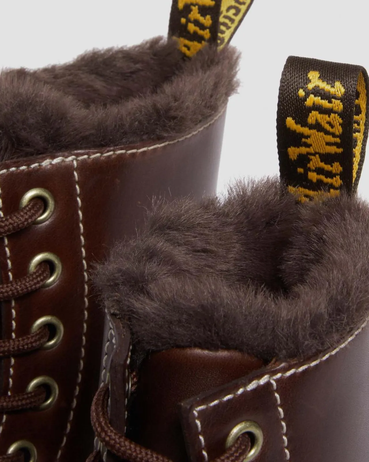 Dr. Martens 1460 Serena Imitatiebont Gevoerde Leren Veterlaarzen^UNISEX Veterlaarzen|Enkellaarzen
